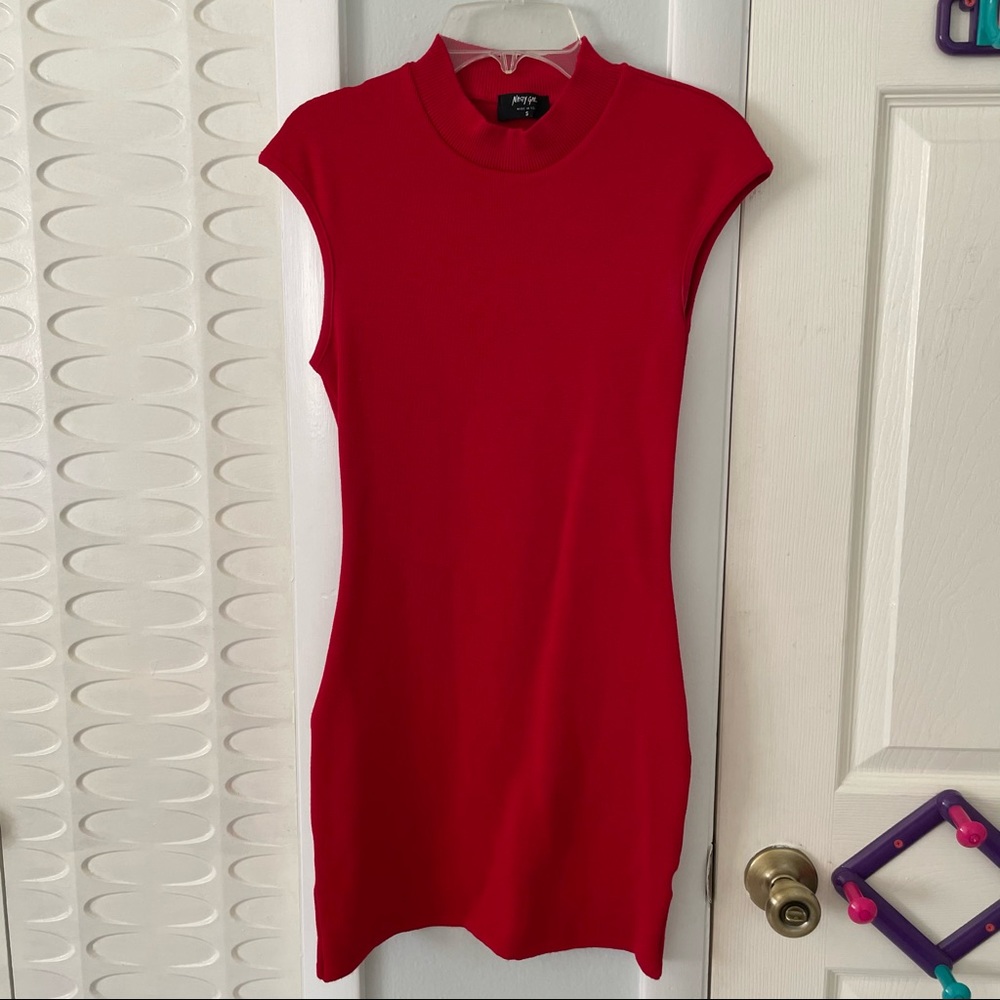 Red Bodycon Dress by Nasty Gal